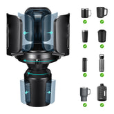 SPEEDWOW Car Cup Holder Expander, Adjustable Car Cup Holder Fits for 2.5"-5.5" Water Bottles, Coffee Mugs, Cans - Filluck