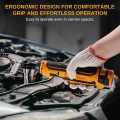 55NM 12V Lithium Brushed Ratchet Wrench Set - Multi-Functional Repair Tool for Appliances, Farm Equipment, Motorcycles and Compact Vehicles | THISHILL