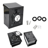 14-50R Outlet,50Amp RV Power Outlet Box 125/250Volt,Outdoor dustproof and Weatherproof for RVs, Electric Vehicles, generators, Welding Machines, etc.ETL Listed.(NEMA 14-50R Box) | Filluck