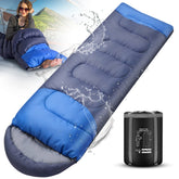 Sleeping Bag, Waterproof Portable Sleeping Bags for Adults with Compression Sack for All Season Camping, Hiking, Tent, Travel - Filluck