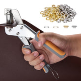 SPBTAR Grommet Tool Kit, 3/8 inch Grommet Kit with 500pcs Grommets Eyelet Plier Set, Handheld Eyelet Hole Punch Pliers Grommet Press Kits for Fabric Tarps Leather - Filluck
