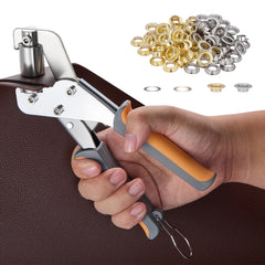 SPBTAR Grommet Tool Kit, 3/8 inch Grommet Kit with 500pcs Grommets Eyelet Plier Set, Handheld Eyelet Hole Punch Pliers Grommet Press Kits for Fabric Tarps Leather - Filluck