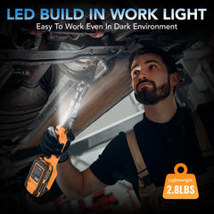 3/8" Cordless Electric Ratchet Wrench Set, 20V 66Ft-lbs(90 N.M) 250RPM Power Ratchet Tool Kit with 2x 2.0A Batteries, Charger & 8 Sockets Brushless Impact Wrench for Vehicles Appliances