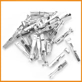 Filluck 944PCS Pin Connector Kit, Car Electrical Wire Connectors Terminal Pins, 21Type 1/1.5/1.8/2.2/2.8/3.5mm Male & Female Wire Terminal Removal Tool, Non Insulated Crimp Pins for Motorcycle ATV