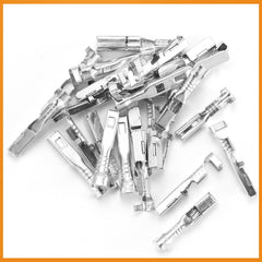 Filluck 944PCS Pin Connector Kit, Car Electrical Wire Connectors Terminal Pins, 21Type 1/1.5/1.8/2.2/2.8/3.5mm Male & Female Wire Terminal Removal Tool, Non Insulated Crimp Pins for Motorcycle ATV - Filluck