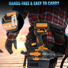 3/4" Cordless Impact Wrench Kit, 1800N·m High Torque Brushless Motor, 21V 4.0Ah x2 Battery, 12PCS Socket Set for Car, Truck, RV, Farm & DIY