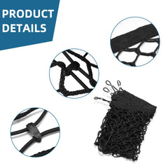 Filluck 2PCS Cargo Net for Pickup Truck Bed Net, 43.5" Mesh Highly Elastic Trunk Organizer for Toyota Highlander 2014–2022, Nvelope Style Cargo Net for SUV, Compatible with Highlander