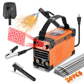 Filluck Stick Welder 200Amp 110V ARC Welding Machine, Mini Portable IGBT Inverter Welder Kit with 20 Rods, Hot Start, Anti-Stick, Arc Force, for 1/16-1/8" Rod