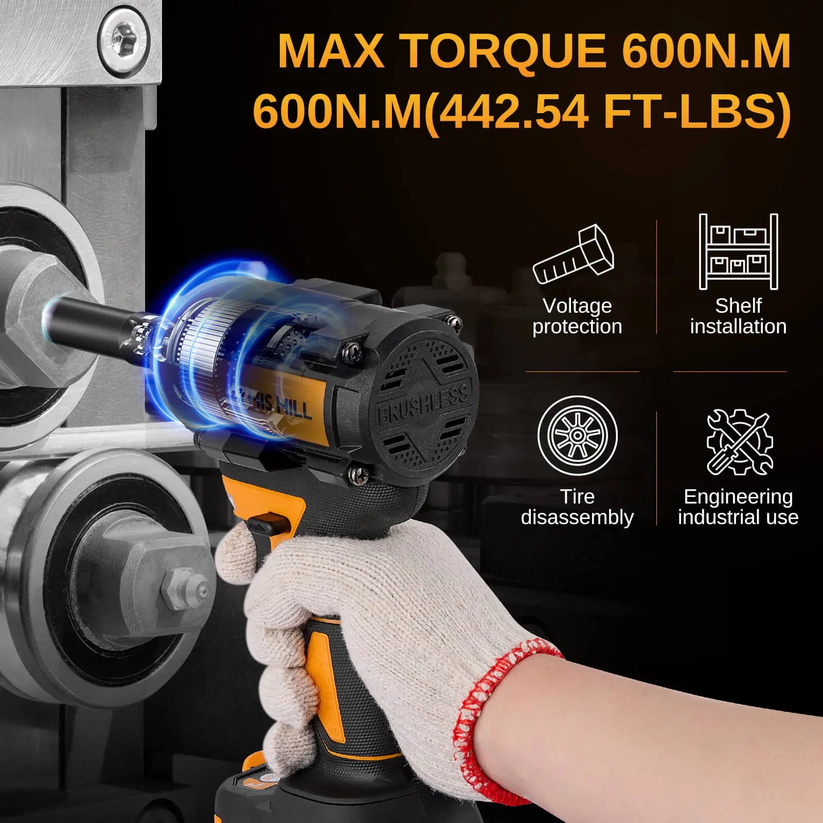 gear driver installer THIS HILL 1/2 Cordless Impact Wrench