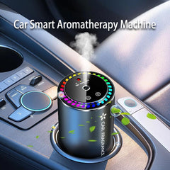 SPBTAR Smart Car Air Freshener Diffuser, Auto On/Off, Music Sync LED & Starry Roof Light, 3 Concentration Modes, USB Charge 50ML Car Diffuse(No Oils) - Filluck