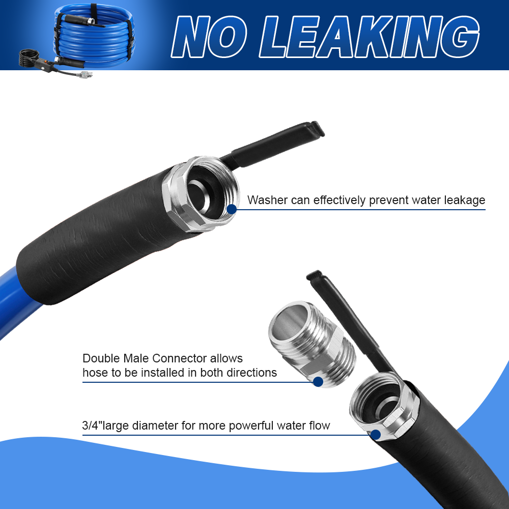 Heated RV Water Hose Leak Free 15FT/25FT/50FT/75FT/100FT | Filluck