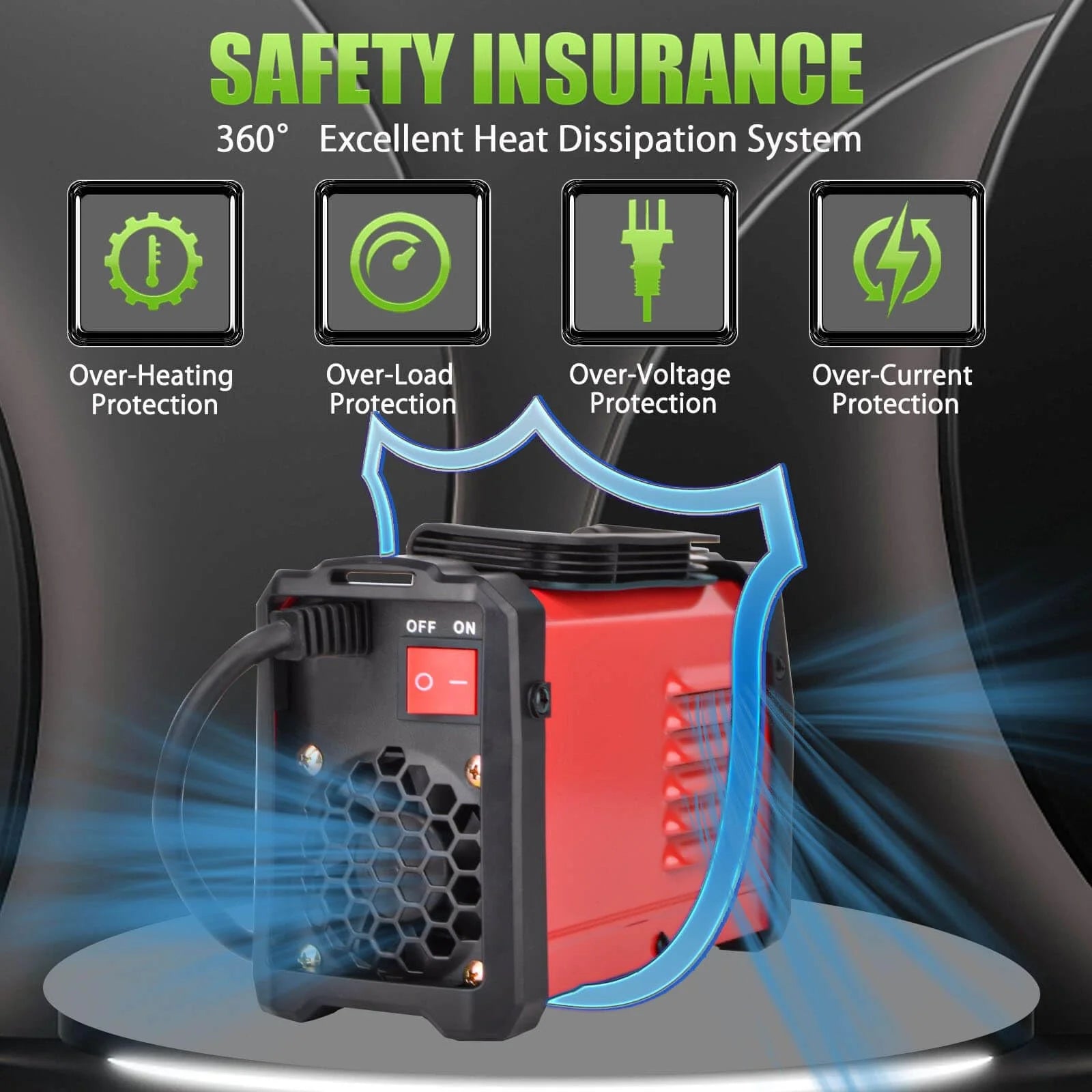 SPEEDWOW Stick Welder 200Amp 110V ARC Welding Machine, Mini Portable IGBT Inverter Welder Kit w/ 20 Rods, Hot Start, Anti-Stick, Arc Force, for 1/16-1/8" Rod - Filluck